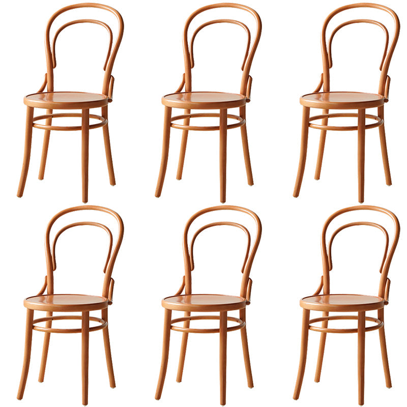 Industrial Style Side Chair Wooden Dining Chair for Living Room