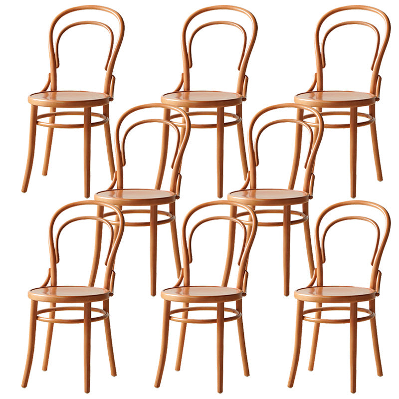 Industrial Style Side Chair Wooden Dining Chair for Living Room