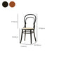 Industrial Style Side Chair Wooden Dining Chair for Living Room