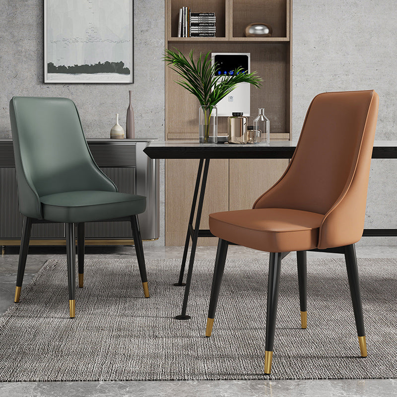 Glam Style Side Chair Upholstered Dining Chair for Dining Room Clearhalo 'Dining Chairs' 'Dining Tables & Seating' 'dining_chair' 'furn' 'furn_dining_chair' 'Furniture' 'Kitchen & Dining Furniture' 7029213