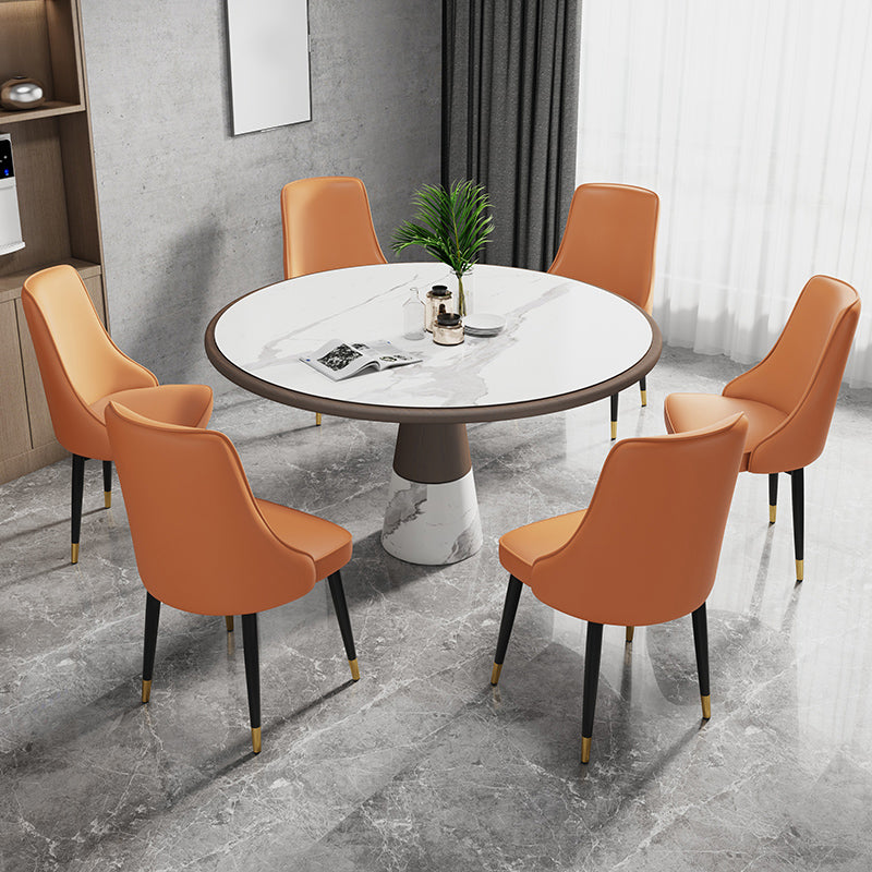 Glam Style Side Chair Upholstered Dining Chair for Dining Room Clearhalo 'Dining Chairs' 'Dining Tables & Seating' 'dining_chair' 'furn' 'furn_dining_chair' 'Furniture' 'Kitchen & Dining Furniture' 7029217