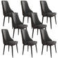 Glam Style Side Chair Upholstered Dining Chair for Dining Room