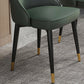 Glam Style Side Chair Upholstered Dining Chair for Dining Room