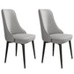 Glam Style Side Chair Upholstered Dining Chair for Dining Room