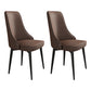 Glam Style Side Chair Upholstered Dining Chair for Dining Room