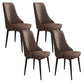 Glam Style Side Chair Upholstered Dining Chair for Dining Room