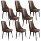 Glam Style Side Chair Upholstered Dining Chair for Dining Room