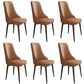 Glam Style Side Chair Upholstered Dining Chair for Dining Room