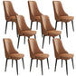 Glam Style Side Chair Upholstered Dining Chair for Dining Room