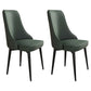 Glam Style Side Chair Upholstered Dining Chair for Dining Room