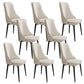 Glam Style Side Chair Upholstered Dining Chair for Dining Room
