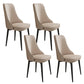 Glam Style Side Chair Upholstered Dining Chair for Dining Room
