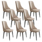 Glam Style Side Chair Upholstered Dining Chair for Dining Room