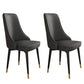 Glam Style Side Chair Upholstered Dining Chair for Dining Room