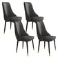 Glam Style Side Chair Upholstered Dining Chair for Dining Room