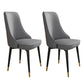 Glam Style Side Chair Upholstered Dining Chair for Dining Room