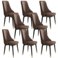 Glam Style Side Chair Upholstered Dining Chair for Dining Room