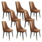 Glam Style Side Chair Upholstered Dining Chair for Dining Room