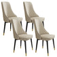 Glam Style Side Chair Upholstered Dining Chair for Dining Room