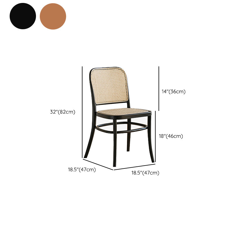 Industrial Style Dining Chair Wooden Indoor Dining Chair for Living Room