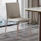 Glam Style Dining Chair Upholstered Side Chair for Living Room Grey 1 Piece Purple Clearhalo 'Dining Chairs' 'Dining Tables & Seating' 'dining_chair' 'furn' 'furn_dining_chair' 'Furniture' 'Kitchen & Dining Furniture' 7029374