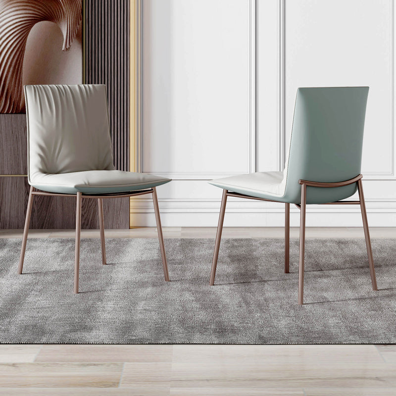 Glam Style Dining Chair Upholstered Side Chair for Living Room Clearhalo 'Dining Chairs' 'Dining Tables & Seating' 'dining_chair' 'furn' 'furn_dining_chair' 'Furniture' 'Kitchen & Dining Furniture' 7029375