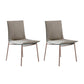 Glam Style Dining Chair Upholstered Side Chair for Living Room Grey 2 Piece Set Purple Clearhalo 'Dining Chairs' 'Dining Tables & Seating' 'dining_chair' 'furn' 'furn_dining_chair' 'Furniture' 'Kitchen & Dining Furniture' 7029376