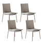 Glam Style Dining Chair Upholstered Side Chair for Living Room Grey 4 Piece Set Purple Clearhalo 'Dining Chairs' 'Dining Tables & Seating' 'dining_chair' 'furn' 'furn_dining_chair' 'Furniture' 'Kitchen & Dining Furniture' 7029377