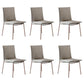 Glam Style Dining Chair Upholstered Side Chair for Living Room Grey 6 Piece Set Purple Clearhalo 'Dining Chairs' 'Dining Tables & Seating' 'dining_chair' 'furn' 'furn_dining_chair' 'Furniture' 'Kitchen & Dining Furniture' 7029380