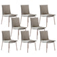 Glam Style Dining Chair Upholstered Side Chair for Living Room Grey 8 Piece Set Purple Clearhalo 'Dining Chairs' 'Dining Tables & Seating' 'dining_chair' 'furn' 'furn_dining_chair' 'Furniture' 'Kitchen & Dining Furniture' 7029381