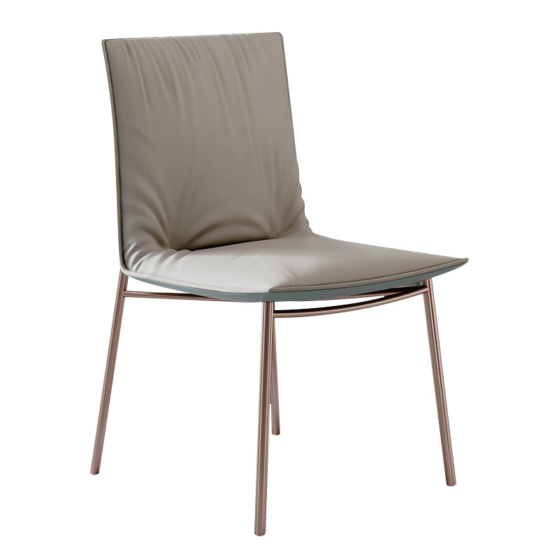 Glam Style Dining Chair Upholstered Side Chair for Living Room Clearhalo 'Dining Chairs' 'Dining Tables & Seating' 'dining_chair' 'furn' 'furn_dining_chair' 'Furniture' 'Kitchen & Dining Furniture' 7029382
