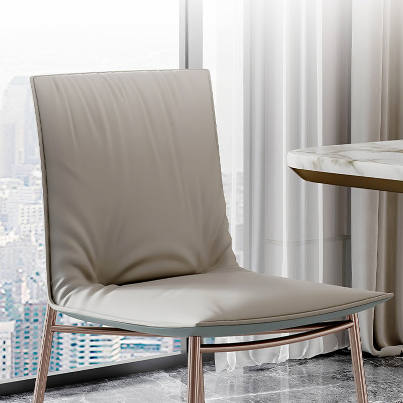 Glam Style Dining Chair Upholstered Side Chair for Living Room Clearhalo 'Dining Chairs' 'Dining Tables & Seating' 'dining_chair' 'furn' 'furn_dining_chair' 'Furniture' 'Kitchen & Dining Furniture' 7029383