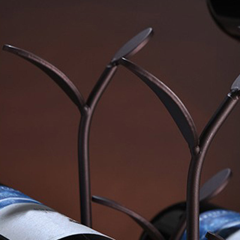 Modern Tabletop Wine Rack Wooden Base Wine Bottle Rack for Kitchen Clearhalo 'furn' 'furn_wine_racks' 'Furniture' 'Kitchen & Dining Furniture' 'Wine Racks' 'wine_racks' 7029441