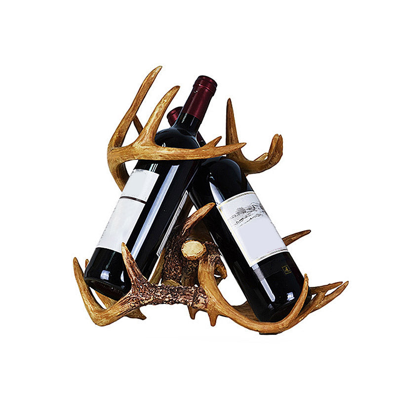 Modern Simple Resin Wine Rack Antler Shape Wine Bottle Rack for Kitchen 1 Piece Clearhalo 'furn' 'furn_wine_racks' 'Furniture' 'Kitchen & Dining Furniture' 'Wine Racks' 'wine_racks' 7029487