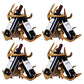 Modern Simple Resin Wine Rack Antler Shape Wine Bottle Rack for Kitchen 4 Piece Set Clearhalo 'furn' 'furn_wine_racks' 'Furniture' 'Kitchen & Dining Furniture' 'Wine Racks' 'wine_racks' 7029490