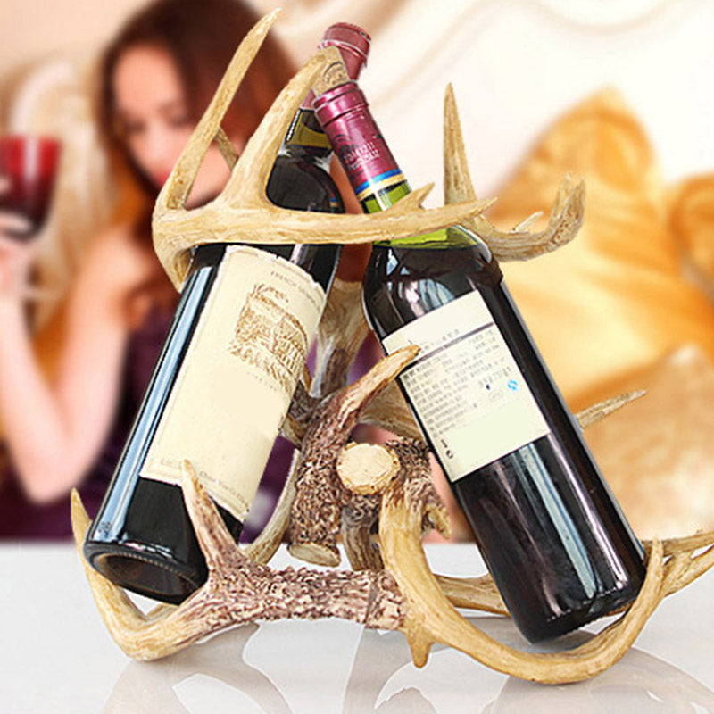 Modern Simple Resin Wine Rack Antler Shape Wine Bottle Rack for Kitchen Clearhalo 'furn' 'furn_wine_racks' 'Furniture' 'Kitchen & Dining Furniture' 'Wine Racks' 'wine_racks' 7029498