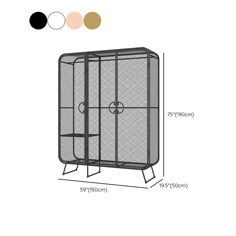 Moderno armadio in stile armadio in metallo armadio berretto armadio