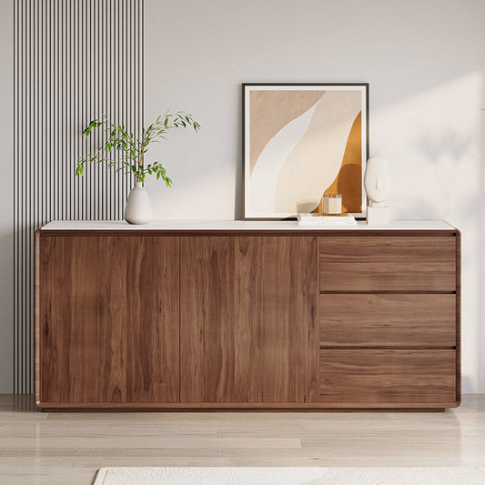 Stone Credenza Modern Style Board con cassetti e armadi