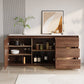 Stone Credenza Modern Style Board con cassetti e armadi