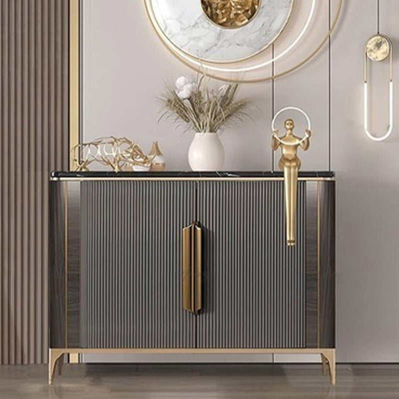 Credenza a scaffalatura regolabile moderna e contemporanea con cassetti e armadi