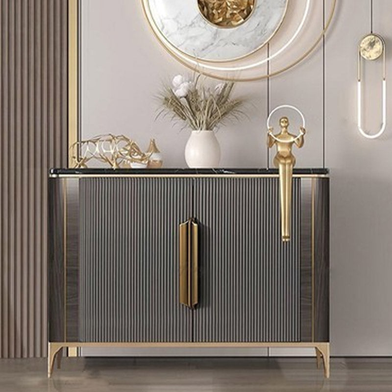 Credenza a scaffalatura regolabile moderna e contemporanea con cassetti e armadi