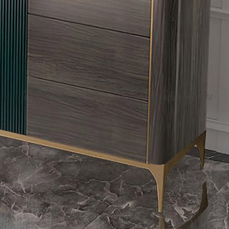 Credenza a scaffalatura regolabile moderna e contemporanea con cassetti e armadi