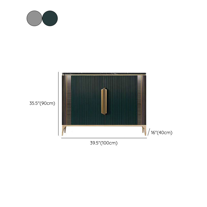 Credenza a scaffalatura regolabile moderna e contemporanea con cassetti e armadi