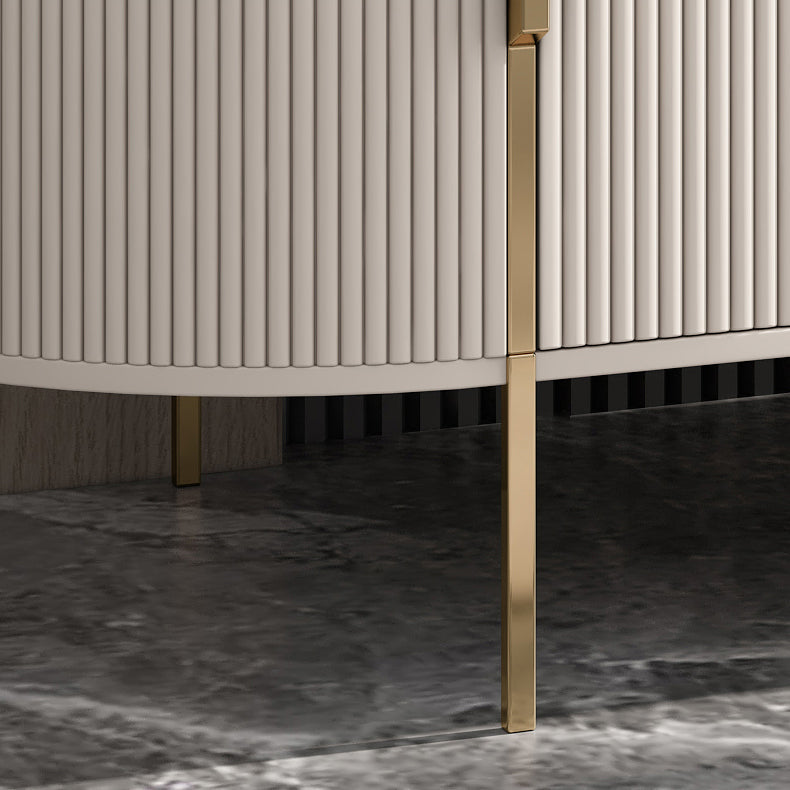 Stone Buffet Table Glam Style Buffet Sideboard Cabinet with Drawers and Cabinets Clearhalo 'buffet_sideboard' 'Buffets & Sideboards' 'furn' 'furn_buffet_sideboard' 'Furniture' 'Kitchen & Dining Furniture' 7029743