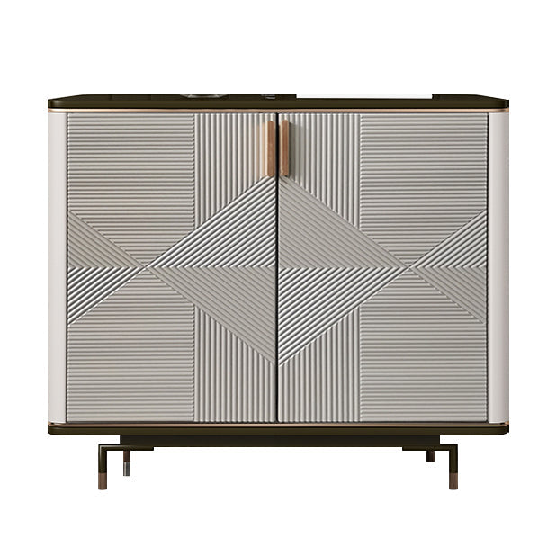 Glam Style Buffet Sideboard Stone Sideboard Buffet with Cabinets Clearhalo 'buffet_sideboard' 'Buffets & Sideboards' 'furn' 'furn_buffet_sideboard' 'Furniture' 'Kitchen & Dining Furniture' 7029789