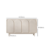 Modern & Contemporary Side Board Wood Sideboard Table with Cabinets Clearhalo 'buffet_sideboard' 'Buffets & Sideboards' 'furn' 'furn_buffet_sideboard' 'Furniture' 'Kitchen & Dining Furniture' 7029806