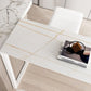 1/2/3/5 Pieces Bar Stool and Table Set White Oval Pub Table Set