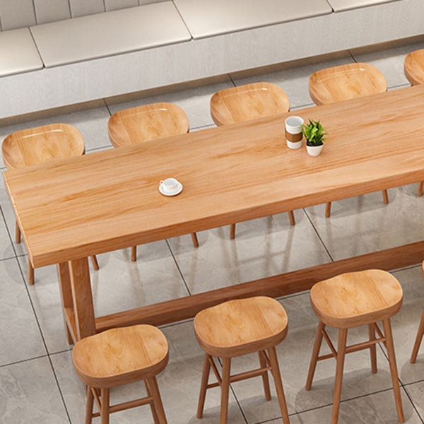 1/2/6/11 Pieces Pub Dining Set Contemporary Solid Wood Pub Table Set Clearhalo 'Bar Furniture' 'furn' 'furn_home_bar_bar_sets' 'Furniture' 'Home Bars & Bar Sets' 'home_bar_bar_sets' 'Kitchen & Dining Furniture' 7030134