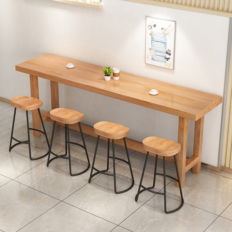 1/2/6/11 Pieces Pub Dining Set Contemporary Solid Wood Pub Table Set Clearhalo 'Bar Furniture' 'furn' 'furn_home_bar_bar_sets' 'Furniture' 'Home Bars & Bar Sets' 'home_bar_bar_sets' 'Kitchen & Dining Furniture' 7030135