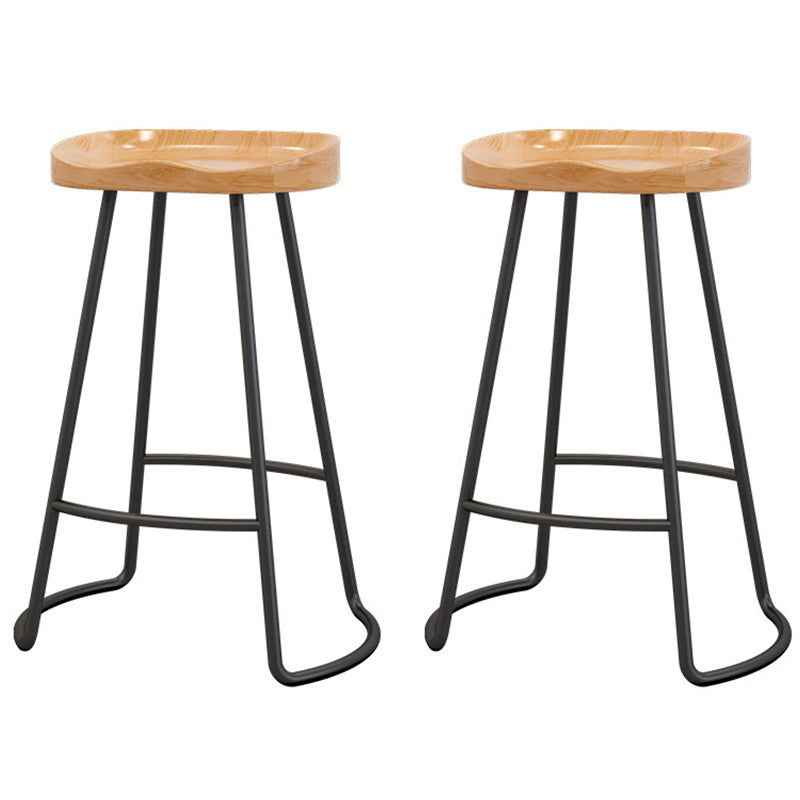 1/2/5/6/11 Pieces Table and Stool Set Modern Rectangular Pub Set Chair(s) None Natural Wood Black Clearhalo 'Bar Furniture' 'furn' 'furn_home_bar_bar_sets' 'Furniture' 'Home Bars & Bar Sets' 'home_bar_bar_sets' 'Kitchen & Dining Furniture' 7030151